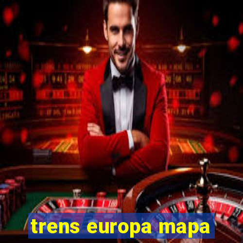 trens europa mapa